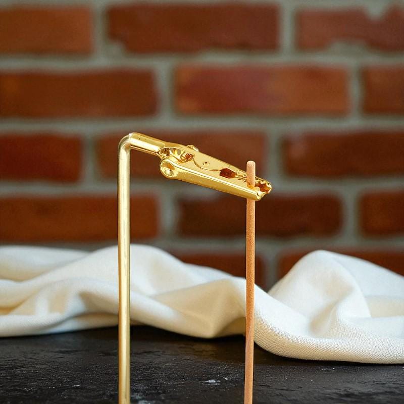 Modern Wood Incense Holder with Glass Ash Catcher  Minimalist Stick Burner for Meditation, Yoga, Spa & Zen Room Decor